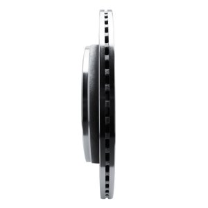 Jeep Grand Wagoneer L Brake Rotor (1) - Rear Left - R1 Concepts - Drilled & Slotted - Silver - `21-`25